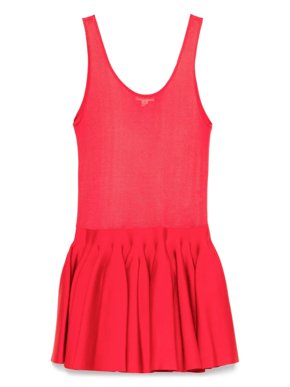 Alaïa knitted godet mini dress | Red | Image 1