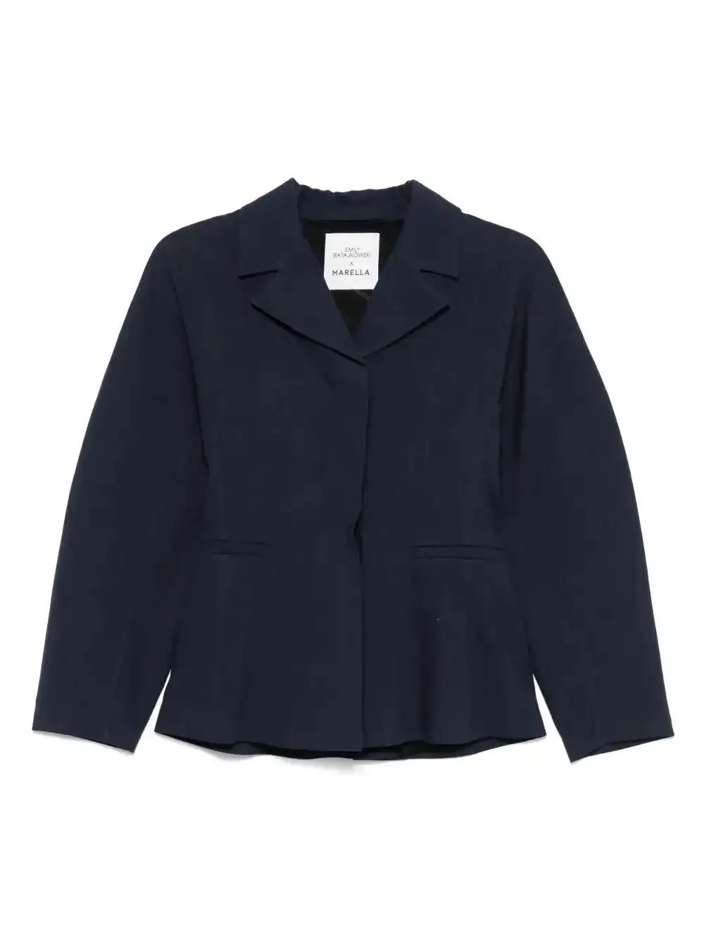 x Emily Ratajkowski Rpunded blazer