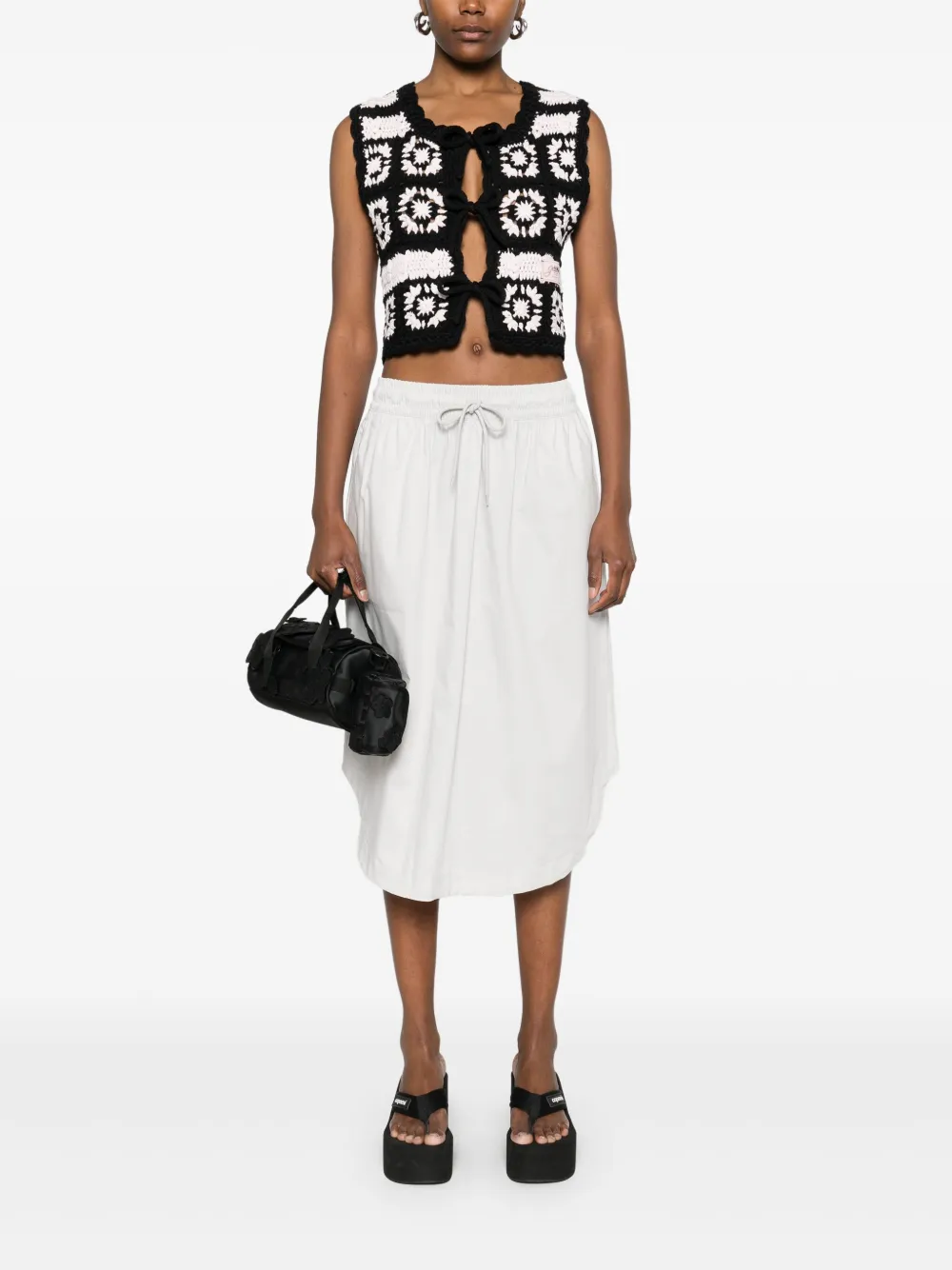 NEW BALANCE TWILL MIDI SKIRT