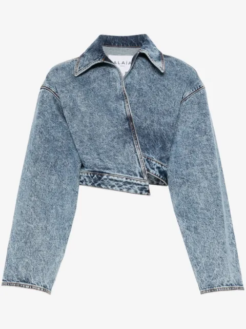 Alaïa Spiral denim jacket