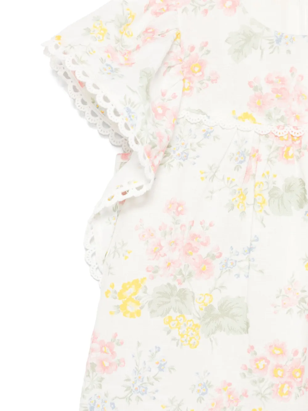 Tartine Et Chocolat Tuniek met bloemenprint Wit