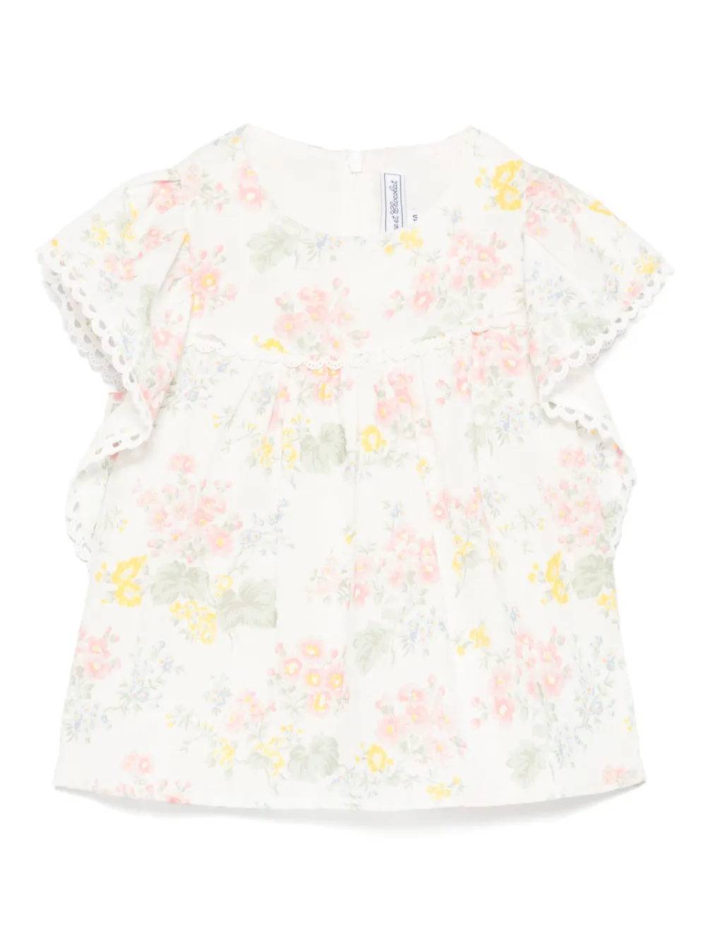 Tartine Et Chocolat Tuniek met bloe print Wit