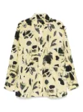 FEDERICO CINA graphic-print shirt - Yellow
