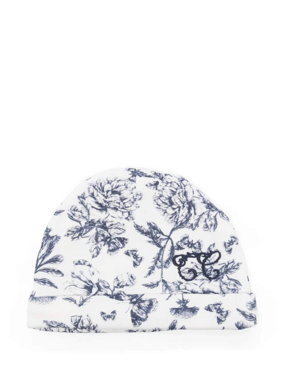 Tartine Et Chocolat Toile de Jouy-print beanie hat | White | Image 1