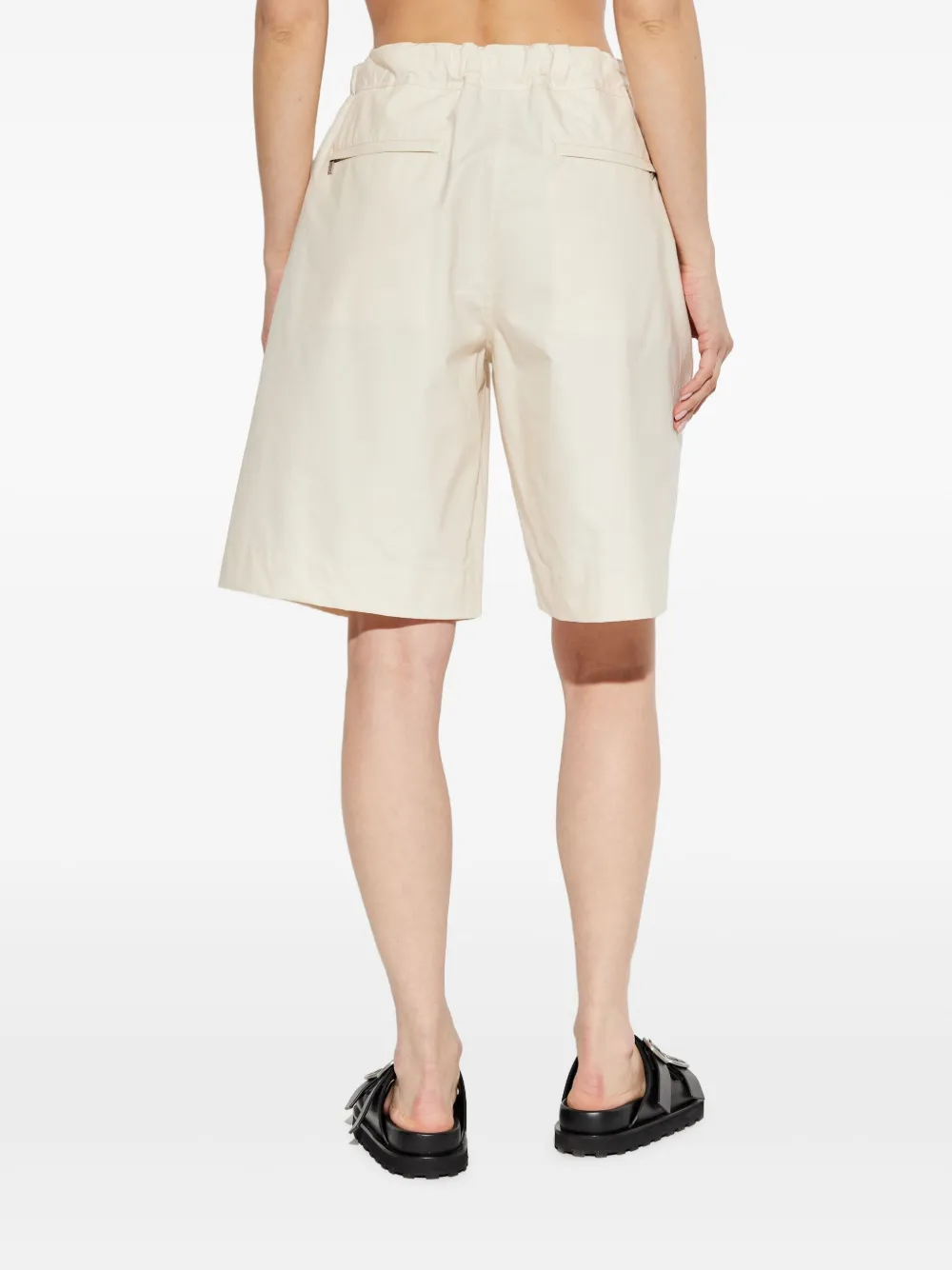 JIL SANDER+ Katoenen shorts Beige