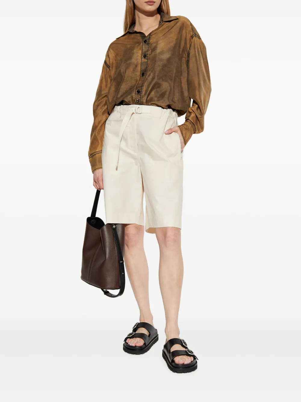 JIL SANDER+ cotton shorts | Knee-Length Shorts | Image 2