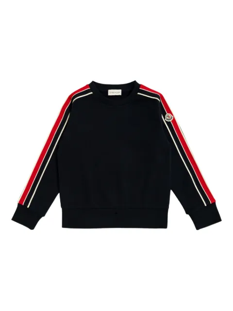 Moncler Enfant tricolour-trimmed sweatshirt 