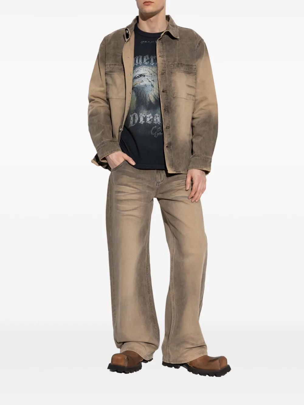 MISBHV veste à effet usé | Surchemises | Image 2
