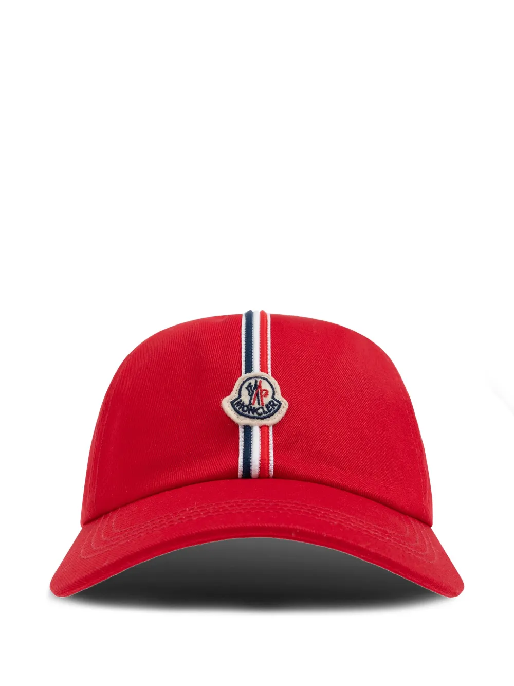 Moncler Enfant Katoenen honkbalpet Rood