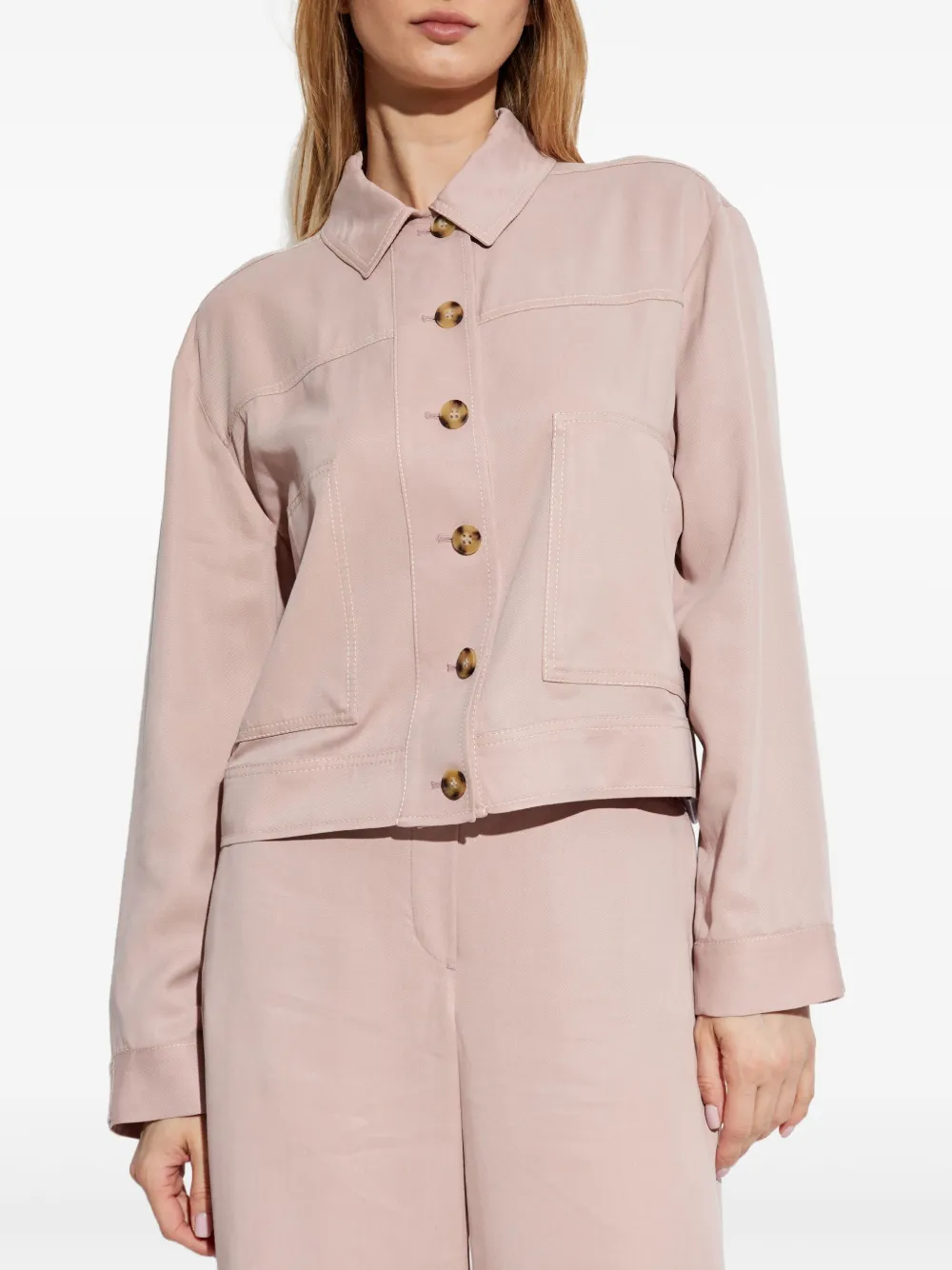 PS Paul Smith Button-up shirtjack Roze