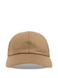 Moncler logo-embroidered cap - Neutrals