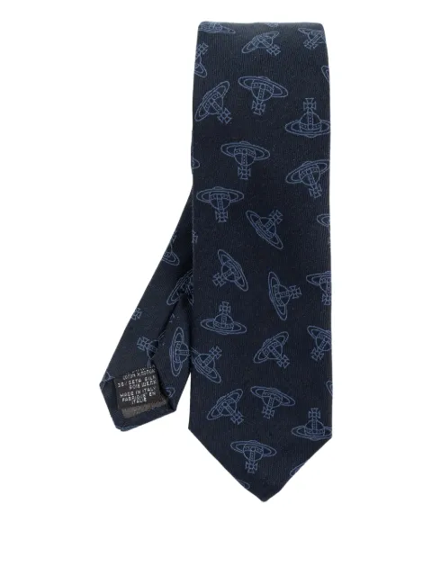 Vivienne Westwood Orb-print tie 
