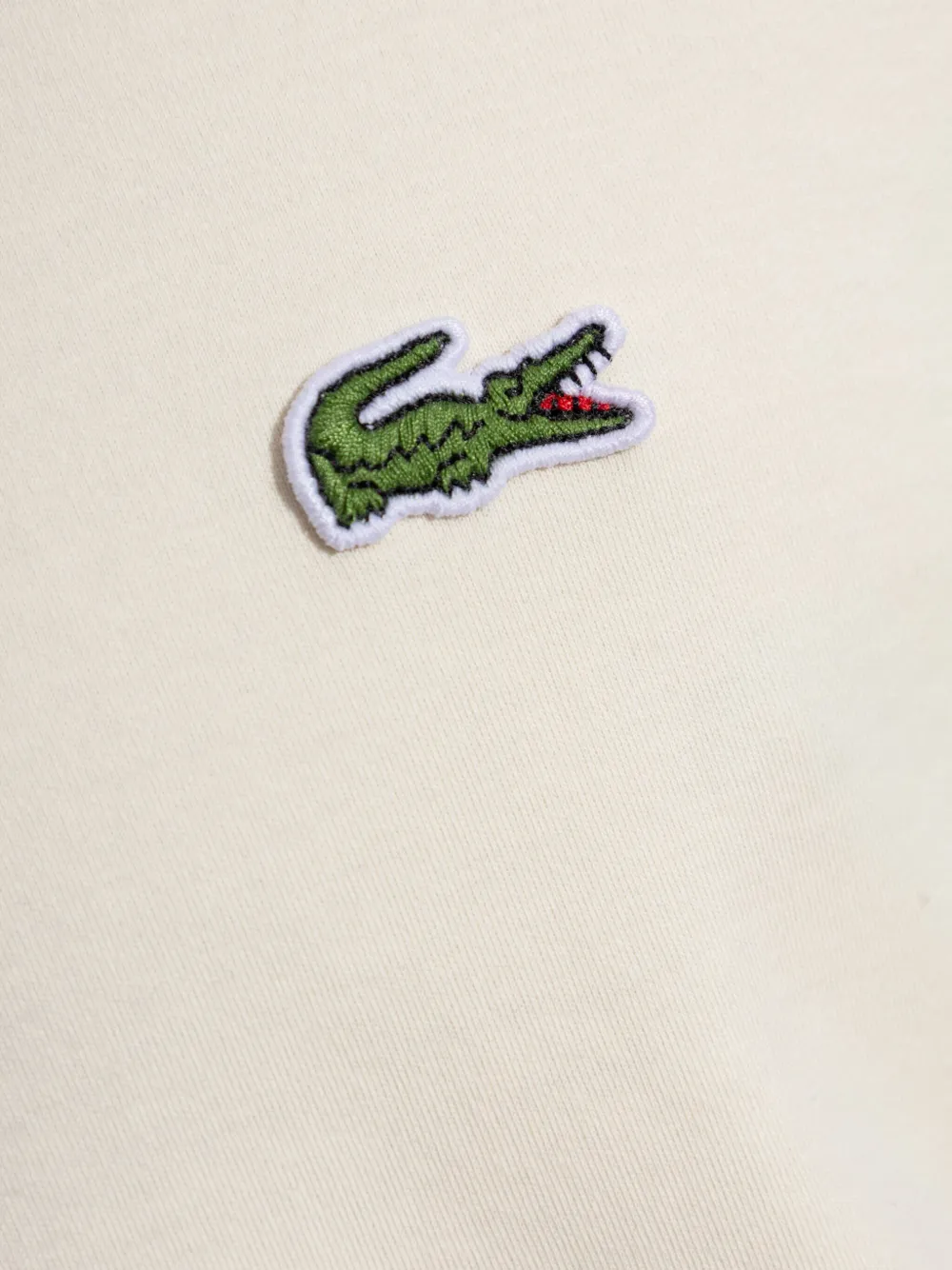 Lacoste Poloshirt met logo Beige