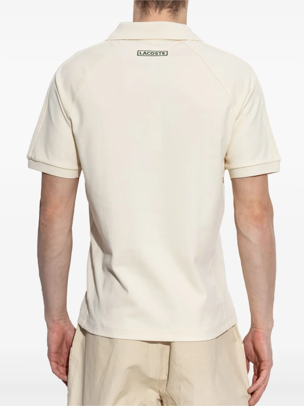 Lacoste Poloshirt met logo Beige
