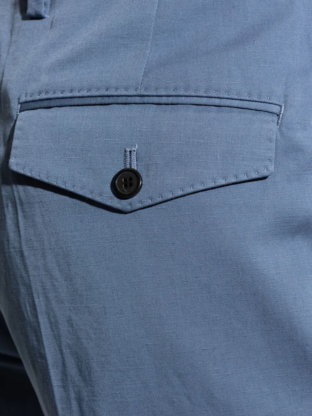 Shop Paul Smith Pressed-crease Trousers In Blue