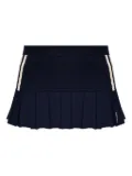 MISBHV logo-patch mini skirt - Blue