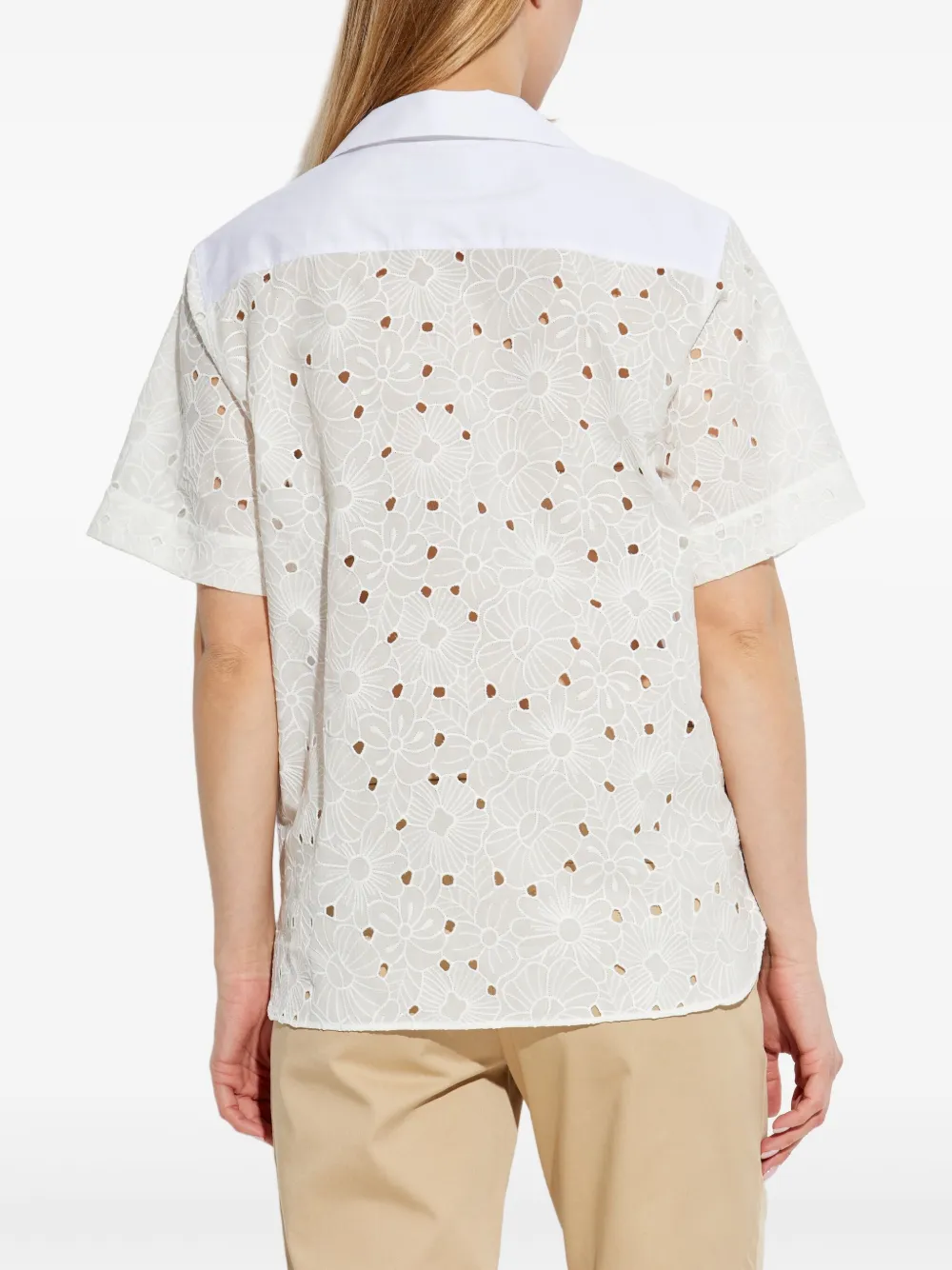 PS Paul Smith Blouse met borduurwerk Wit