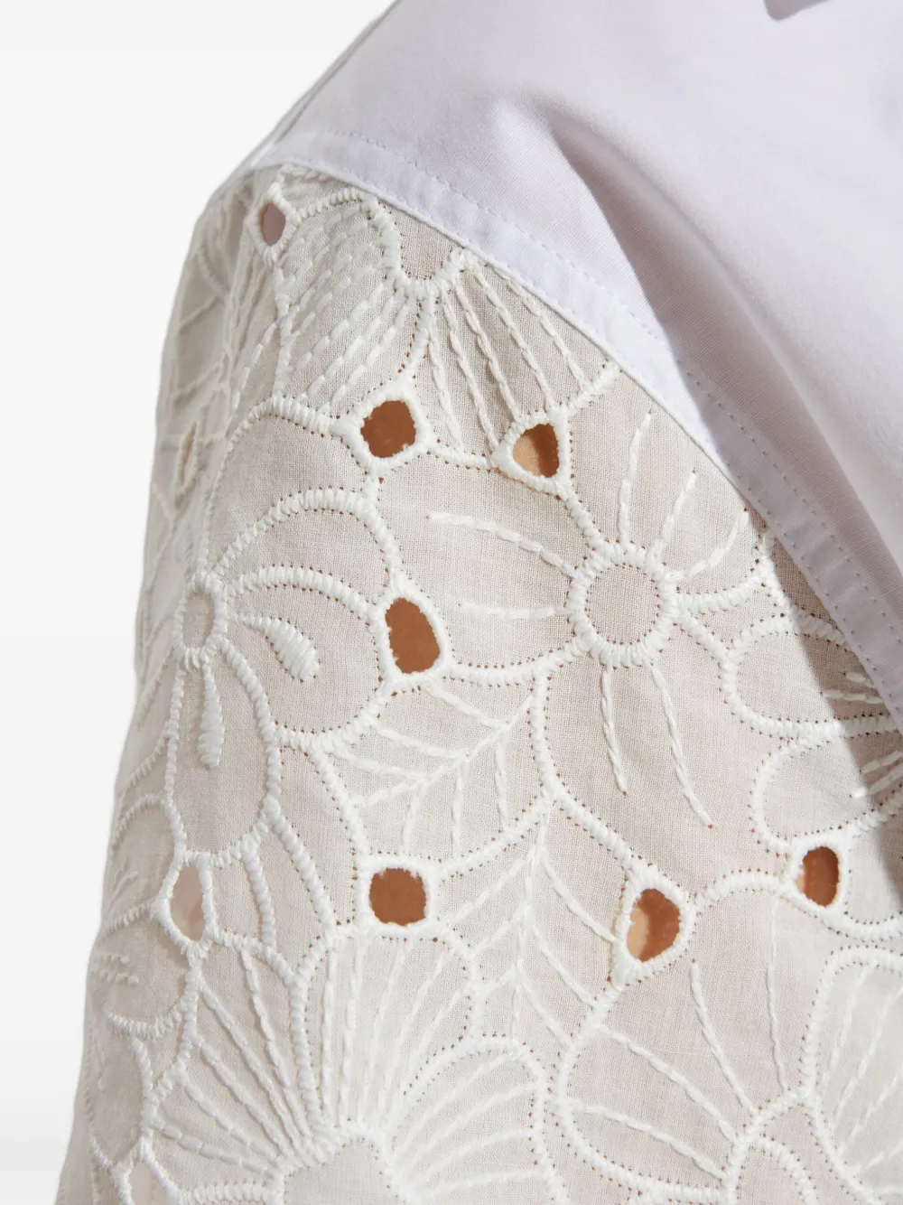 PS Paul Smith Blouse met borduurwerk Wit