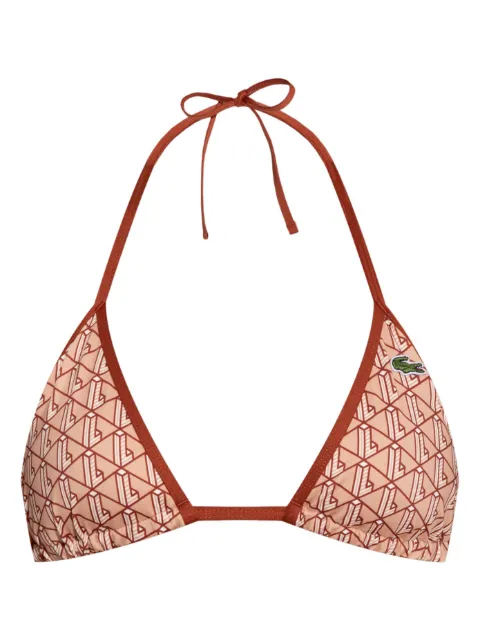 Lacoste top de bikini estampado