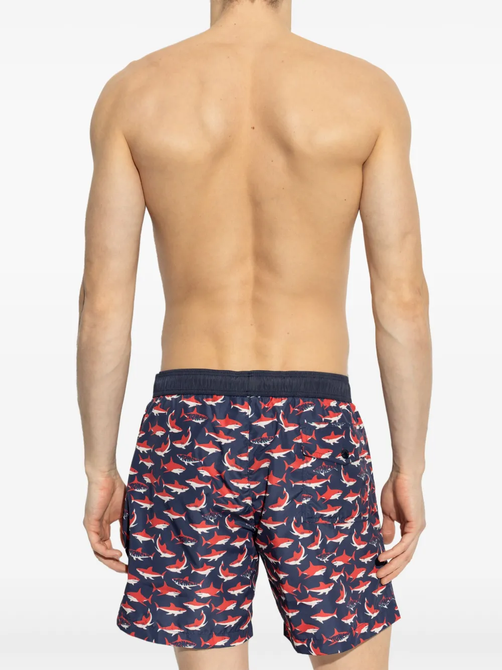 Moncler Zwembroek met print Blauw