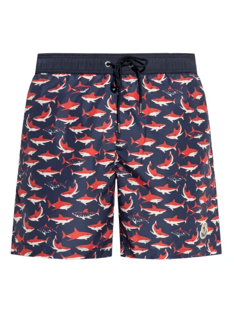 Moncler shorts de playa estampados