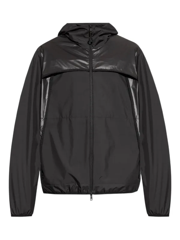 Moncler ロゴパッチ ジャケット | ブラック | FARFETCH JP