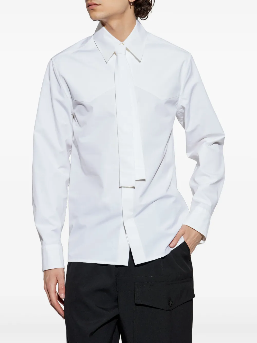 Jil Sander Katoenen overhemd Wit