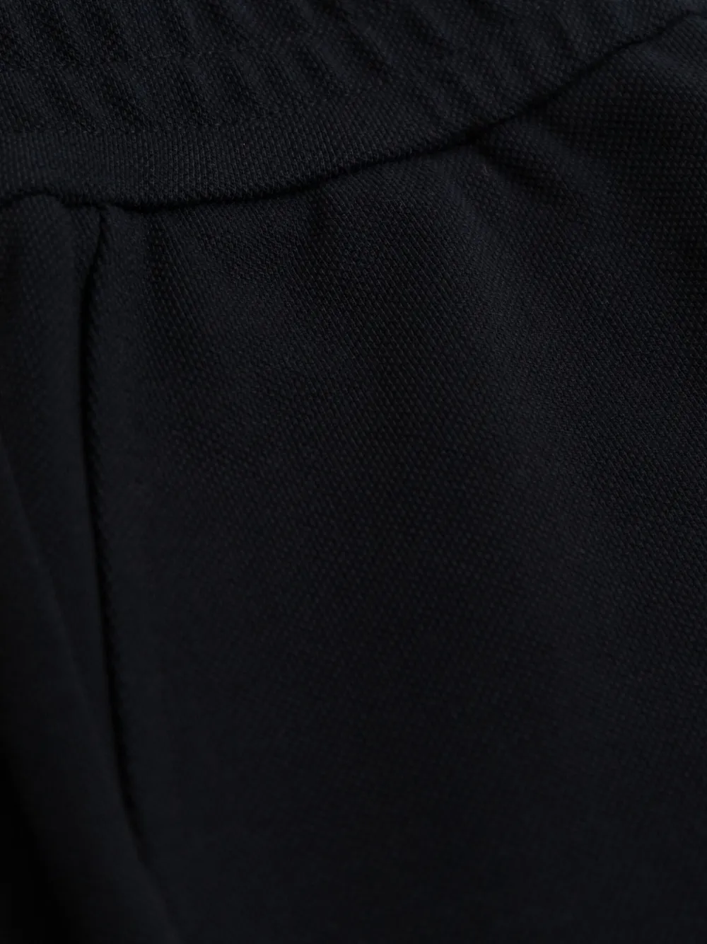 Moncler Enfant Katoenen shorts met driekleurige afwerking Blauw