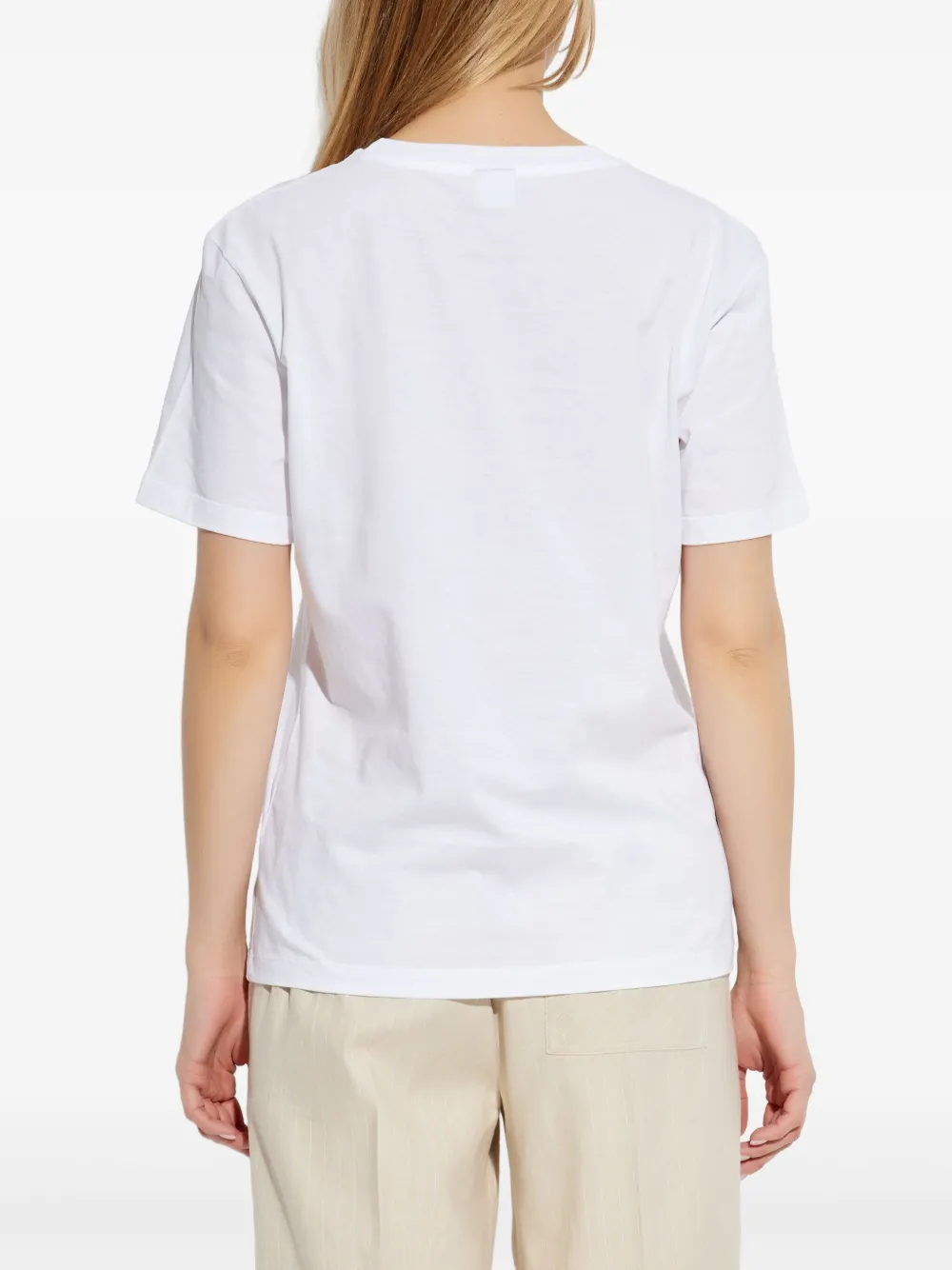 PS Paul Smith T-shirt met hartprint Wit