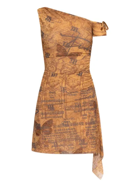 MISBHV vestido corto estampado