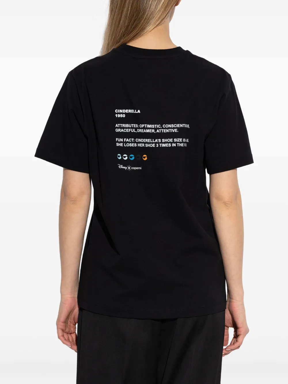 Coperni x Disney Cinderella T-shirt Zwart