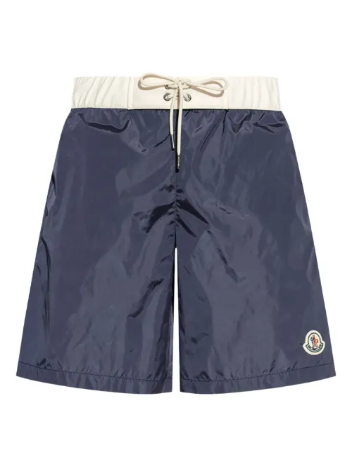 Short de bain à logo imprimé - Moncler - Modalova