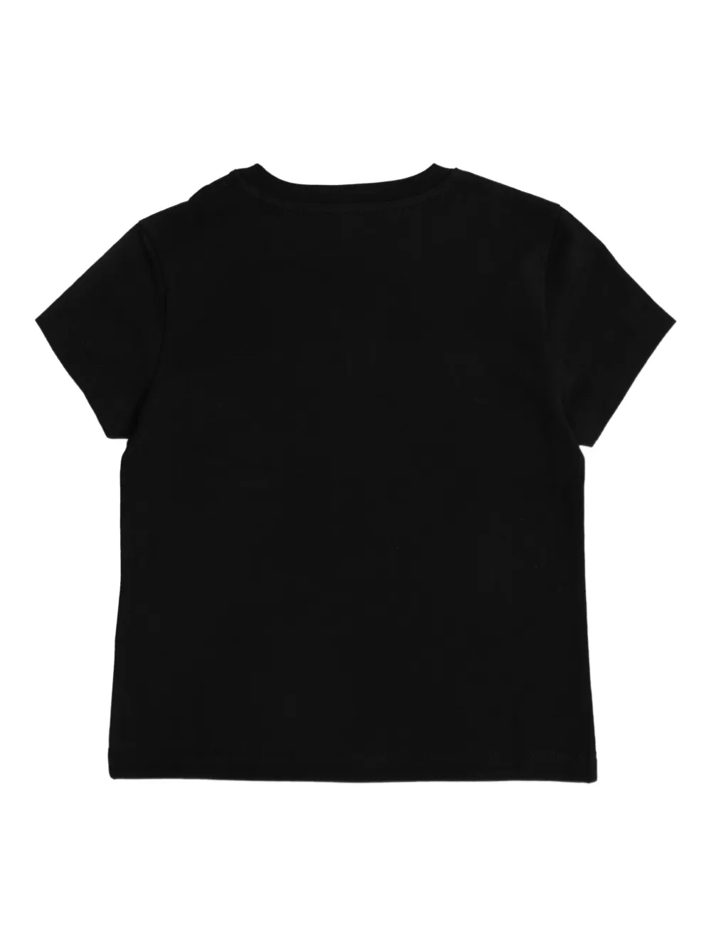 Moncler Enfant Camiseta de algodão com patch de logo | Camisetas | Image 2