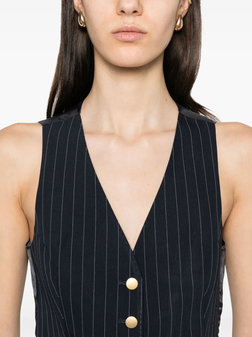 Tagliatore Giselle gilet Blauw