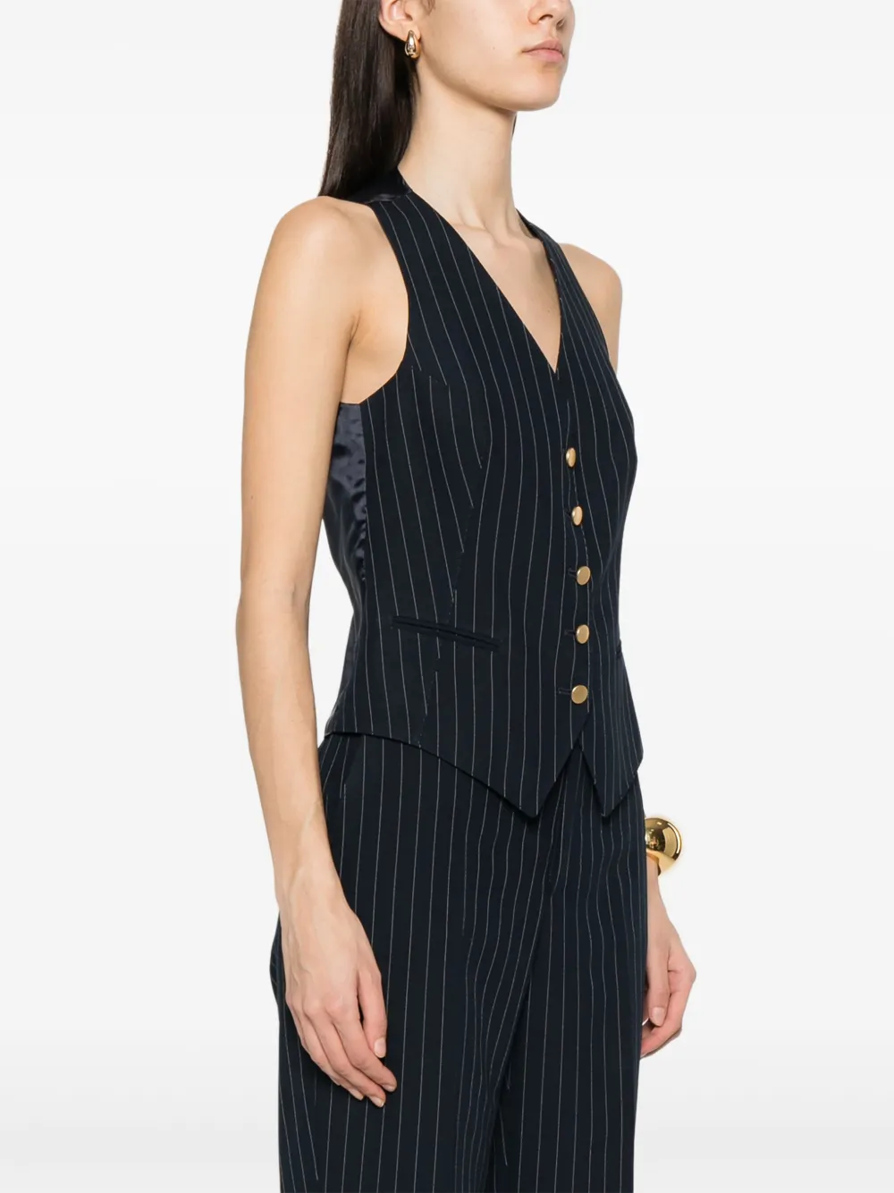 Tagliatore Giselle gilet Blauw
