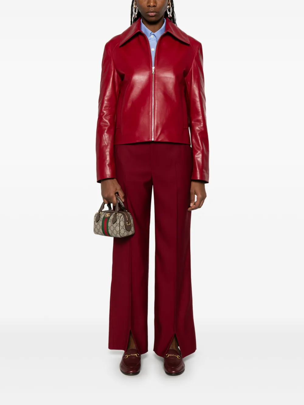 Gucci Wollen broek - Rood