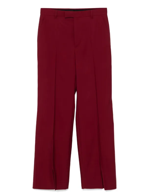 【送料&関税込】Gucci Wool Trousers Wool pant with selvedge detail in dark blue | GUCCI® US
