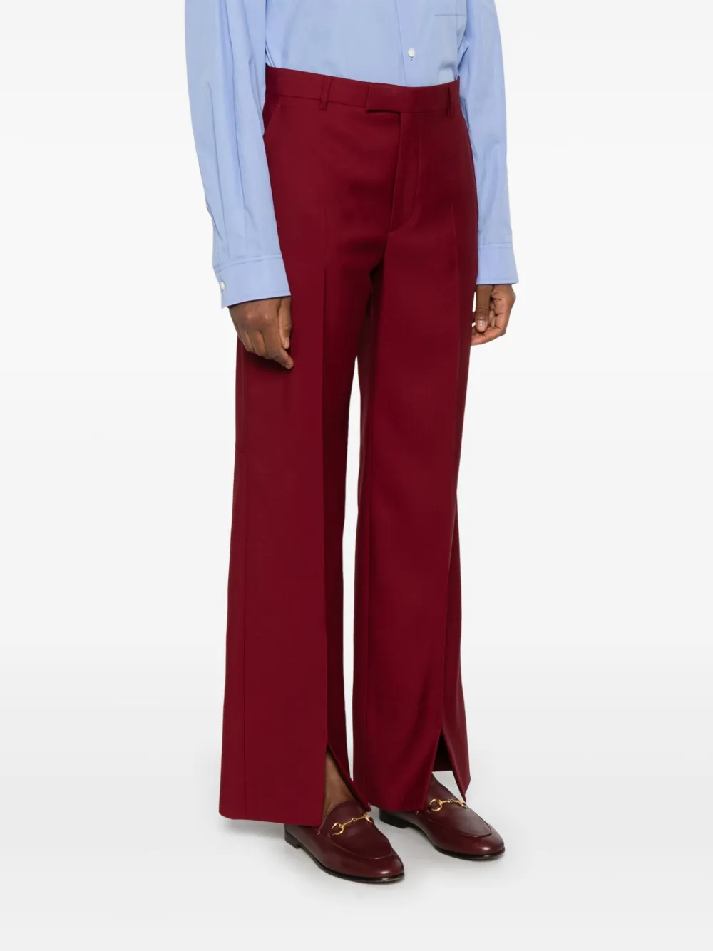 Gucci Wollen broek Rood