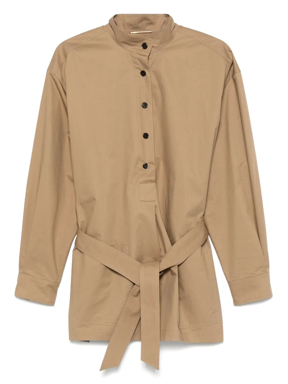 Saint Laurent top con cinturón | marrón | Image 1