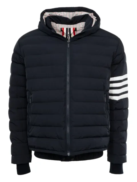 Thom Browne chamarra capitonada con motivo 4-Bar