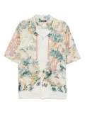 Taakk graphic-print shirt - Neutrals