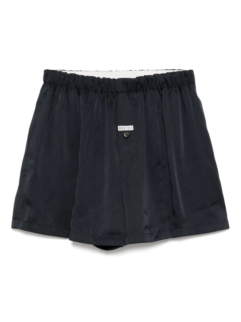 Recto short à patch logo | bleu | Image 1