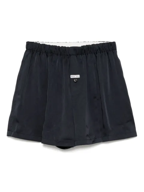 Recto shorts con etiqueta del logo