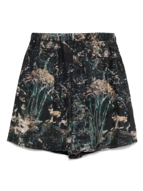 Taakk graphic-printed shorts