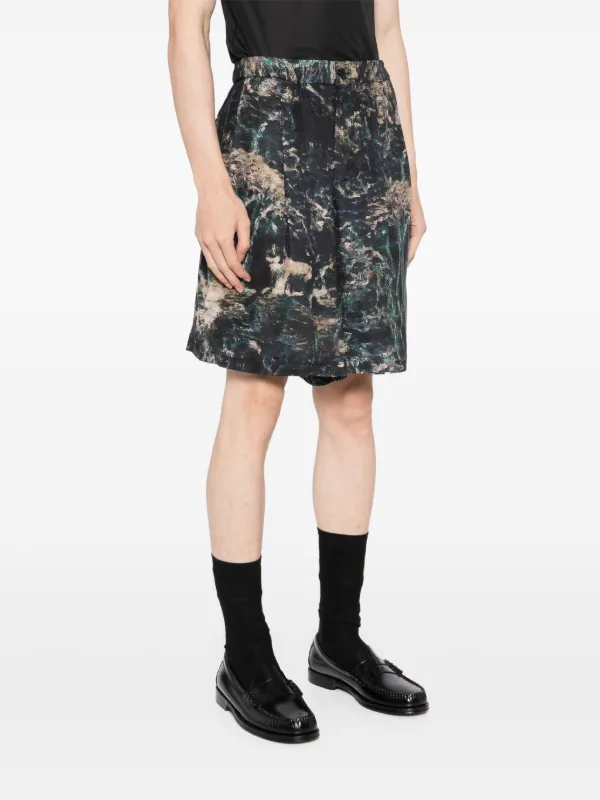 Taakk グラフィック ショートパンツ | ブラック | FARFETCH JP