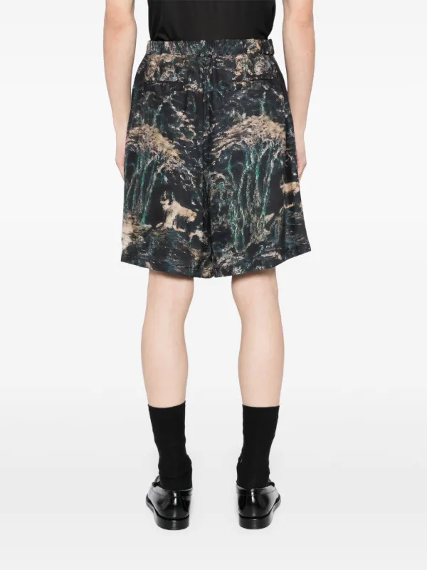 Taakk グラフィック ショートパンツ | ブラック | FARFETCH JP