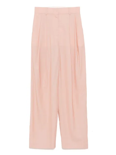 Recto pantalones anchos con pinzas