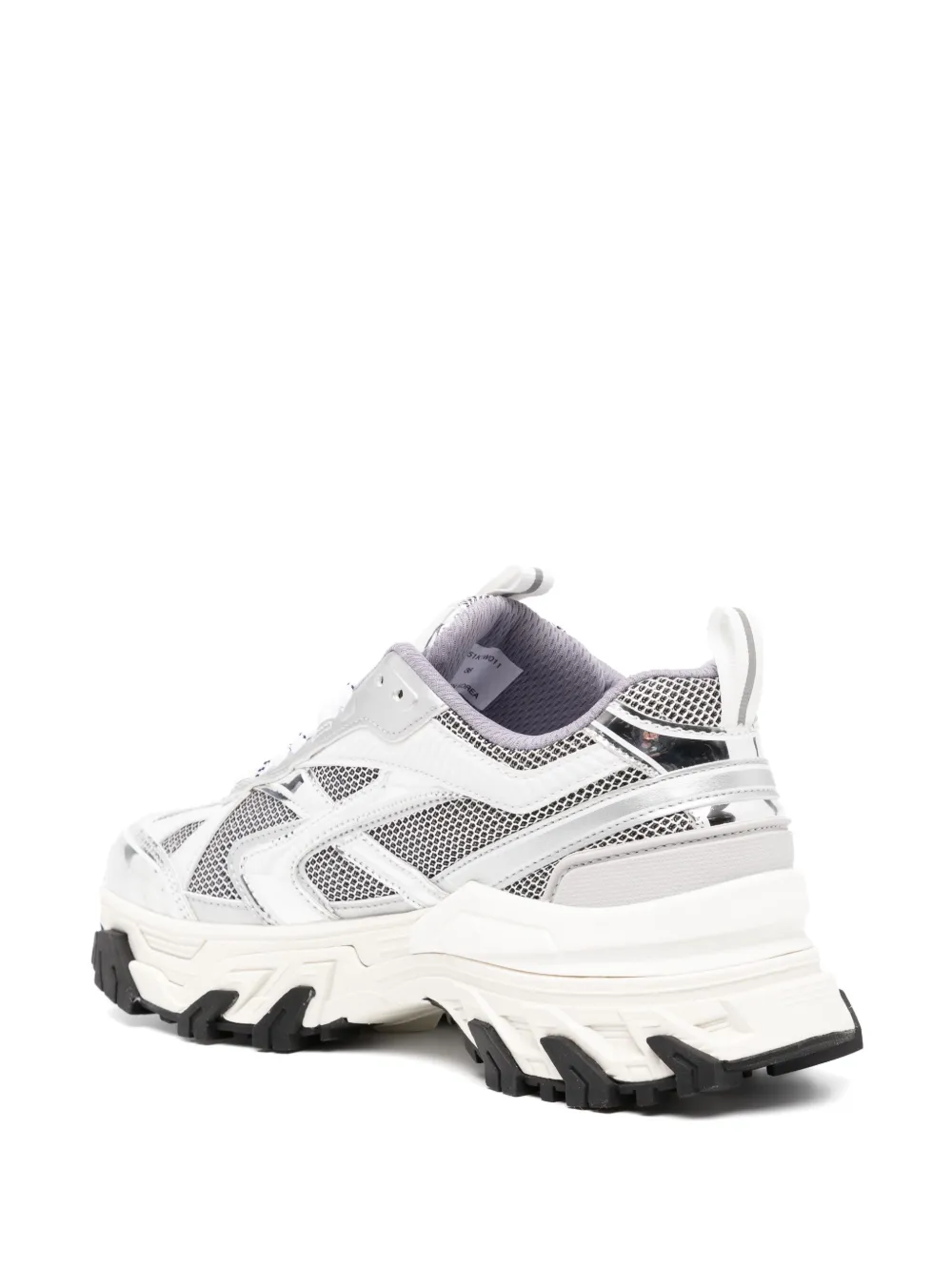 Juun.J panelled sneakers Silver