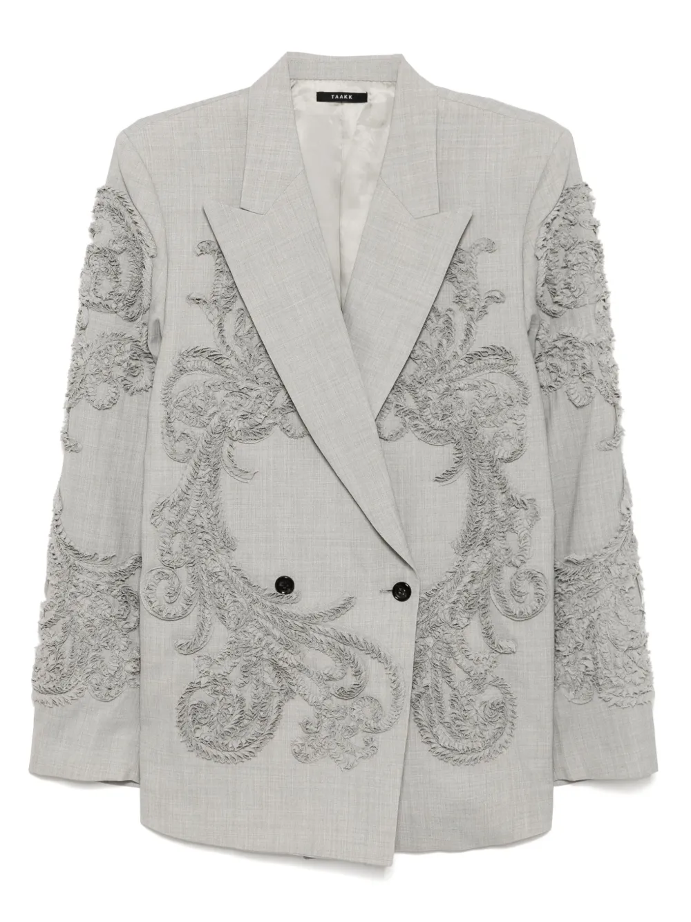 Taakk double-breasted blazer | Grey | Image 1