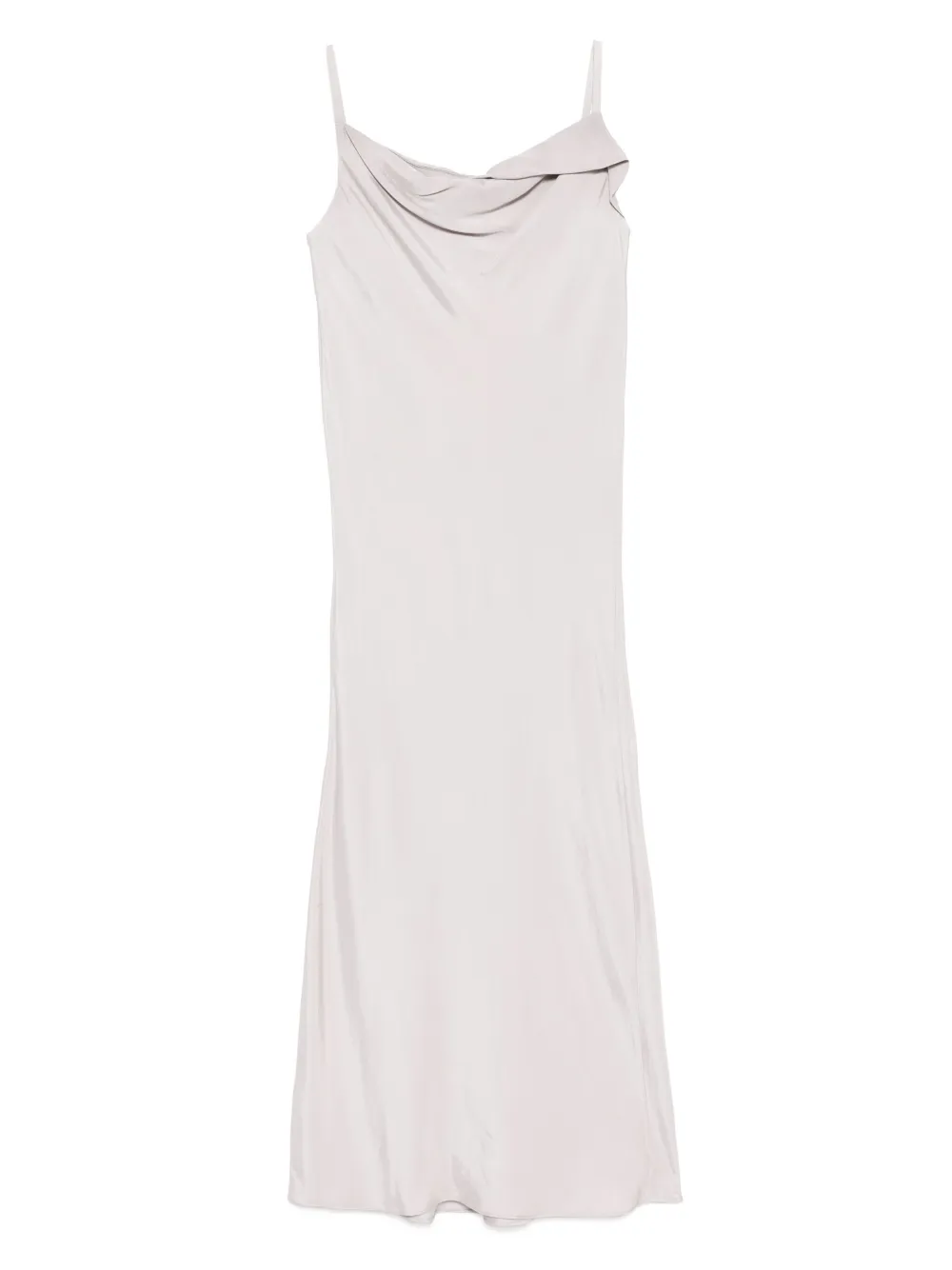 Recto Drapery Neckline Slip dress | Grey | Image 1